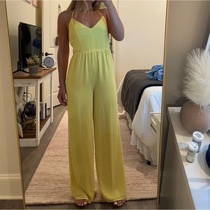 Yellow jumpsuit